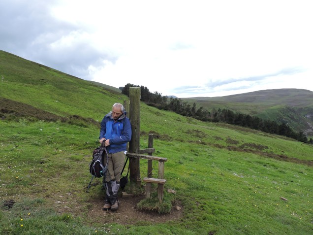 The picnic spot - Mr RRs a bit tired - of waiting for me to catch up!